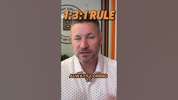 What is 1:3:1 Rule? #tactical #tool #entrepreneurmindset