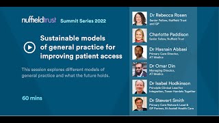 Sustainable models of general practice for improving patient access | Summit Series 2022 screenshot 1