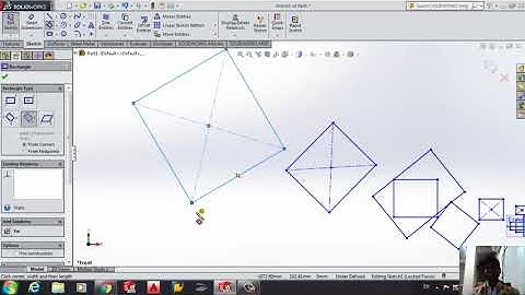 Solidworks Lecture - 3 Rectangle, Slot & Circle