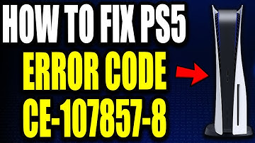 How To Fix PS5 Error Code CE-107857-8 "Application Error. Problem Loading" PS5 Error Code Easy Fix