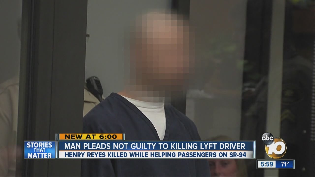 Man pleads not guilty to killing Lyft driver - YouTube