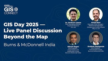 GIS Day 2025: Beyond the Map — Panel Discussion on Geospatial Intelligence in Utilities
