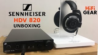 Sennheiser Hdv 820 Headphone Amplifier Unboxing Hifi Gear