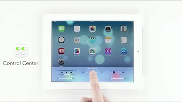 iOS 7 New Features on iPad Control Center + AirDrop