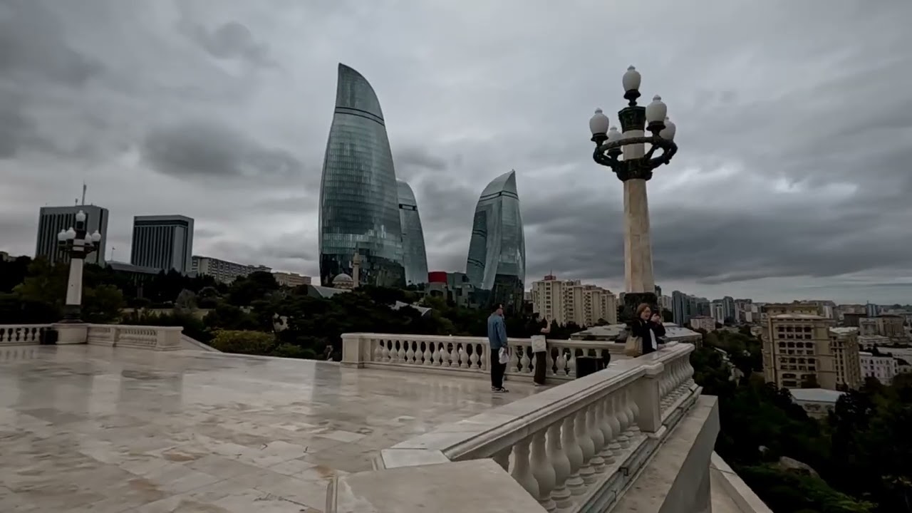Bakı / Dağlıq parkdan dənizkənarı bulvara qədər velo gəzinti 🚴 GoPro 