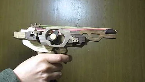 所さんの作ったフルペーパー輪ゴム銃 レビュー Mp3