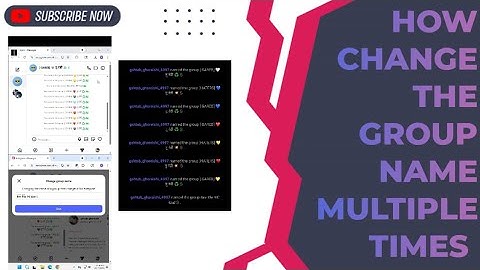 Instagram multiple Group Chat Name Change Trick |Auto Group NameChanger 2025 |with help of RDP