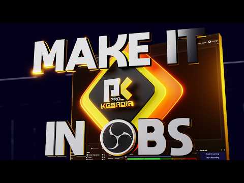 How to Make Custom Stinger Transitions IN OBS!