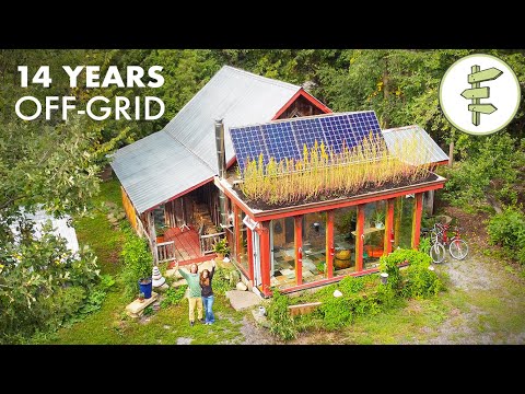 14 Years Living Off-Grid In A Self-Built Cabin x Farming Tons Of Food On The Land