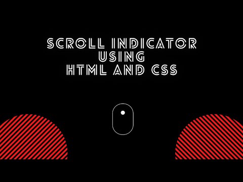 Scroll Indicator Using