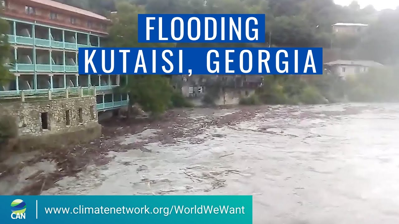 Floods disrupting lives in Kutaisi, Georgia | #WorldWeWant