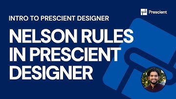 Prescient: How to Use Nelson Rules in Prescient Designer | Custom Node | Anomaly Detection