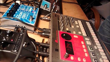 Korg ER-1 sequencing Blofeld - old school electro