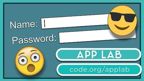 Name & Password Screen -- App Lab