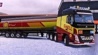 SHELL TANKER Delivery To Stuttgart🚦Volvo Truck 🚛 ✅ ULTRAGRAPHIC || Trucker of Europe 3