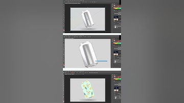 Product Packaging Design | Photoshop Tutorial |  3D Soda Can   #shorts #viral #photoshoptutorial