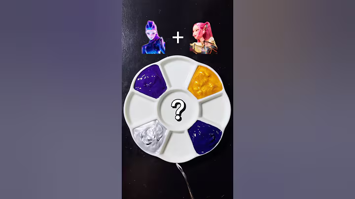 Kpop demon hunters color mixing （Part27) #kpopdemonhunters #colormixing #huntrix