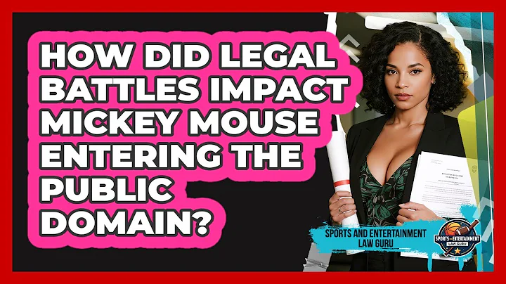 How Did Legal Battles Impact Mickey Mouse Entering The Public Domain?