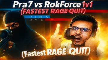 ROKFORCE 1v1 vernietigen (Snelste RAGE QUIT) | Bullet Force