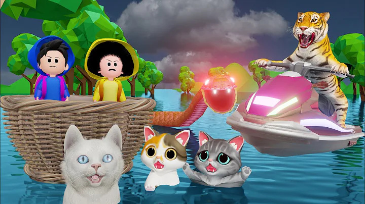 गाँव में बाढ़ (All Parts) | Billi Ke Bachhe | Cartoon | pagal beta | desi comedy video thumbnail