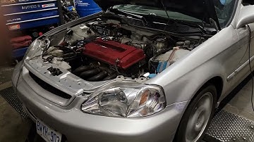 EK Hatch B18C LOUD VTEC Dyno