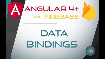 5. DATA BINDINGS  - Angular 4+ with Firebase & Material Design