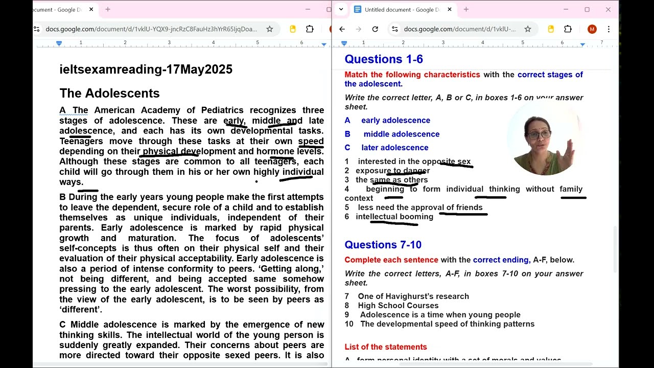 ielts reading tips and tricks :  May 2025 ielts exam reading answers : ielts preparations