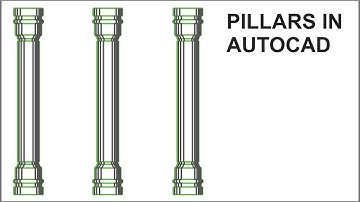 HOW TO MAKE PILLAR IN AUTOCAD | AUTOCAD TUTORIALS