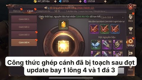 Mu vượt thời đại | Công thức ghép cánh đã bị fix sau đợt update | Tam Thái Tử