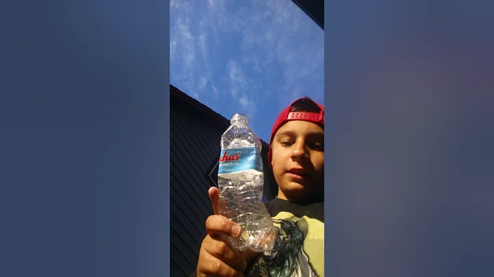 Drinking a bottle of water in 2  seconds