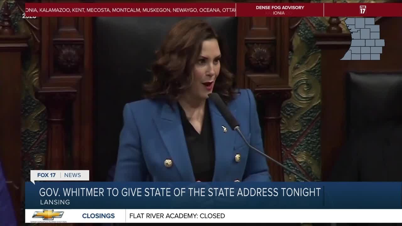 Governor Gretchen Whitmer to Deliver sixth State of the State address ...
