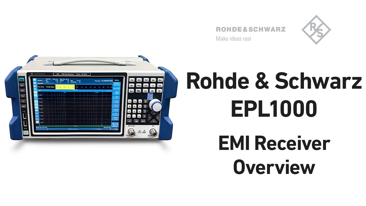 Rohde & Schwarz EPL1000 - Rent 30 MHz EMI Receiver