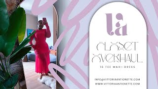 Closet Overhaul: 16 Tee Maxi Dress | Part 1 –The Deconstruction Begins