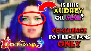 DESCENDANTS 3 🍎 GUESS THE CAST BY THEIR EYES! 👀 Disney Quiz + Actors Real Names! 💥