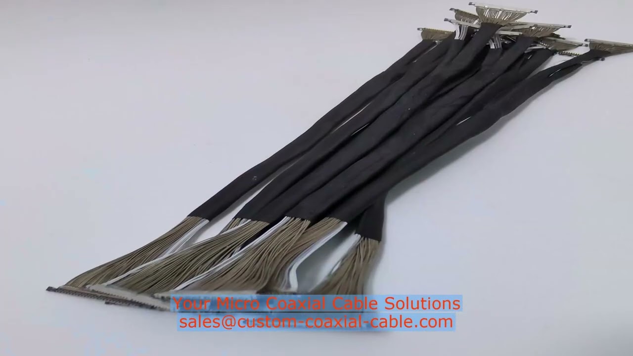 Trusted micro-coax cable manufacturers Italy custom length quote Best Chinese Company Assembled Expe