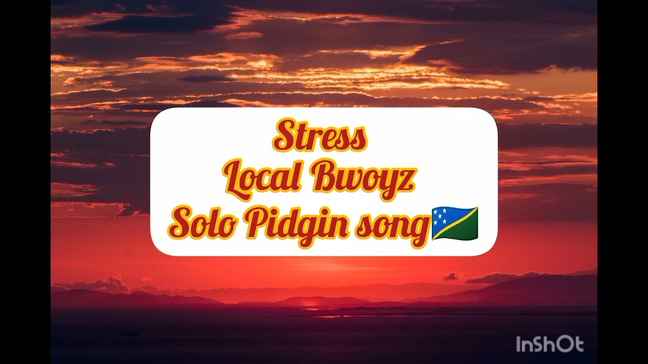 No mekem me stress @ Local Bwoyz AI music Production (Solo Pidgin song 🇸🇧)