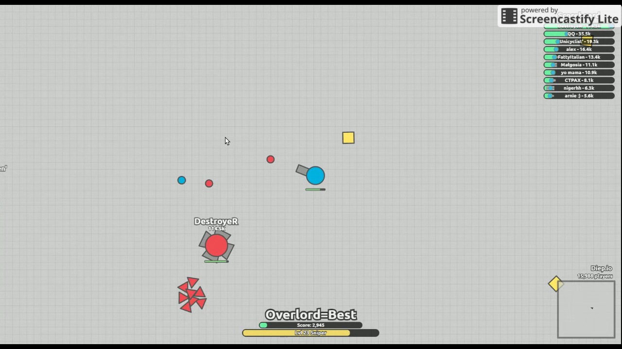 Diep.io random Overlord gameplay 52