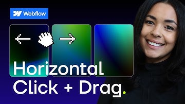 Horizontal Click and Drag in Webflow