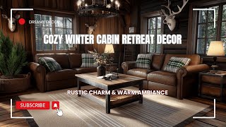 🏡Cozy Winter Cabin Retreat Decor: Rustic Charm & Warm Ambiance ❄️