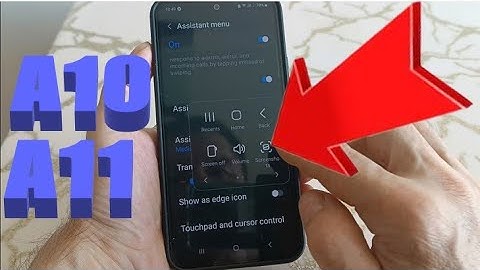 Нow to take screenshot on samsung a10 and  a11 without buttons