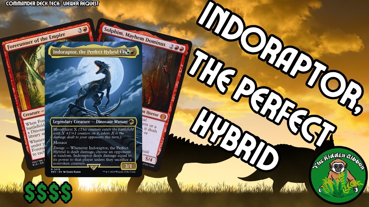 indoraptor mtg commander deck Indoraptor, the Perfect Hybrid | Ping, Aggro | MTG Commander Deck Tech