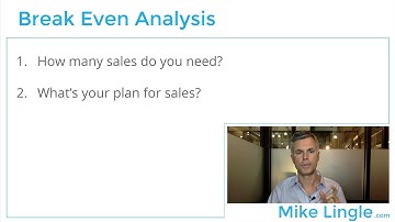 Break Even Analysis - Simple for Startups and Entrepreneurs