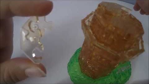 Original 3D Crystal Windmill Puzzle