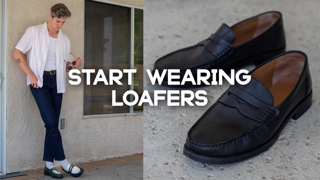 Jeg klager forvirring søn How to Style Loafers (w/ Jeans, Shorts & Dressy) - YouTube