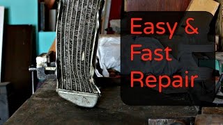How to Repair a Bent Radiator  - Easy & Fast