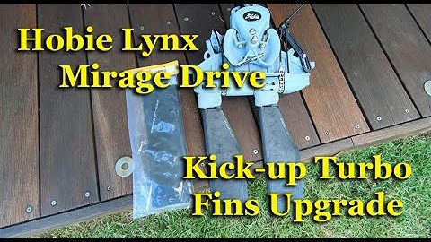 Hobie Lynx Mirage Drive Kick-up Turbo Fins Upgrade