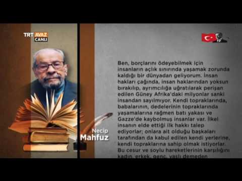 Nobel Kazanan İlk Müslüman Necip Mahfuz'un Konuşması - Devrialem - TRT Avaz