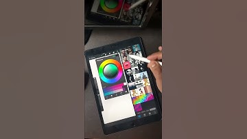 #Shorts | How To Import Colors From Any Photo In Procreate | #Procreateshorts #YouTubeshorts