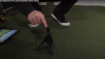 Garmin Approach R10 Launch Monitor Indoor Setup