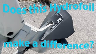 Testing the new Hydrofoil to see what it does to my boat